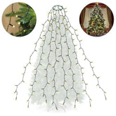 Salcar 2 m LED Lichterkette für Weihnachtsbaum, mit 8 Strängen, 280 LEDs, 31V GS-zertifizierte Stromversorgung Salcar