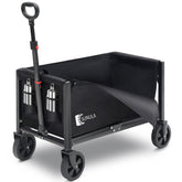 Sunula Handwagen, faltbar, 3-in-1 Design, 160 L Volumen, 100 kg Tragkraft, ultraleicht, mit 2 Becherhaltern, All-Terrain-Räder, für Strand, Einkauf, Garten Sekey