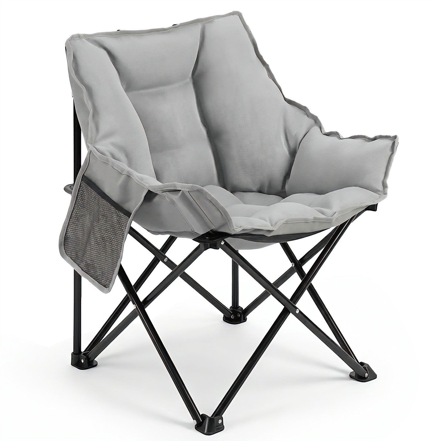 Sekey Campingstuhl faltbar Moonchair gepolstert – breiter Klappstuhl m – sekeymall