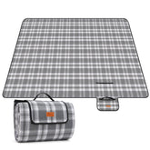 Sekey XXL Picknickdecke 200x200 cm – Waschbare & Schmutzabweisende Camping- und Stranddecke, Faltbar & Gepolstert für Outdoor, Park & Garten Sekey