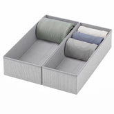 Sekey Schubladen Organizer 2er Set – 17,5 × 41 × 11 cm, faltbare Stoffboxen aus Vlies, ohne Fächer