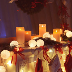 Salcar 3er Set LED Kerzen Batteriebetriebe