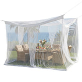 Sekey Moskitonetz Pavillon 3,5×2,5×2,5 m – Großes Fliegennetz für Pergola & Terrasse, Stabiler Mückenschutz Garten Outdoor mit Zubehör