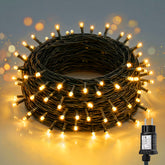 Salcar LED Lichterkette Weihnachten Warmweiß, 5–30 m, 50–300 LEDs, IP44 Outdoor, 8 Modi, Timer & Memory