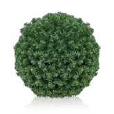 Salcar DIY Weihnachtskugel 40 cm – Grüne PVC Dekokugel zum Hängen, wetterfest & langlebig – Vielseitige Weihnachtsdekoration für Innen- und Außenbereich