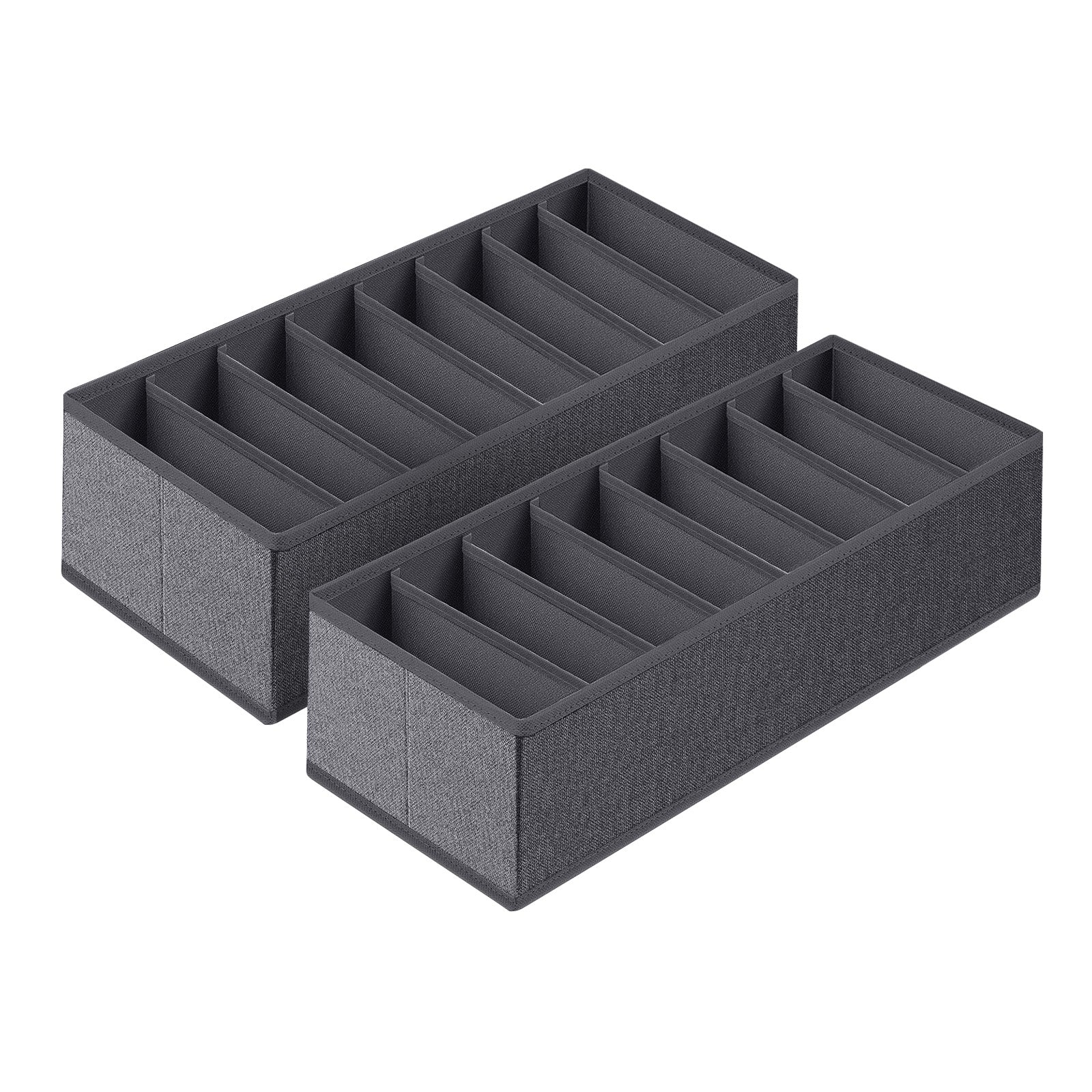Sekey Schubladen-Organizer Set 8 Fächer, Vliesstoff, 2 Größen (19×40×1 – sekeymall