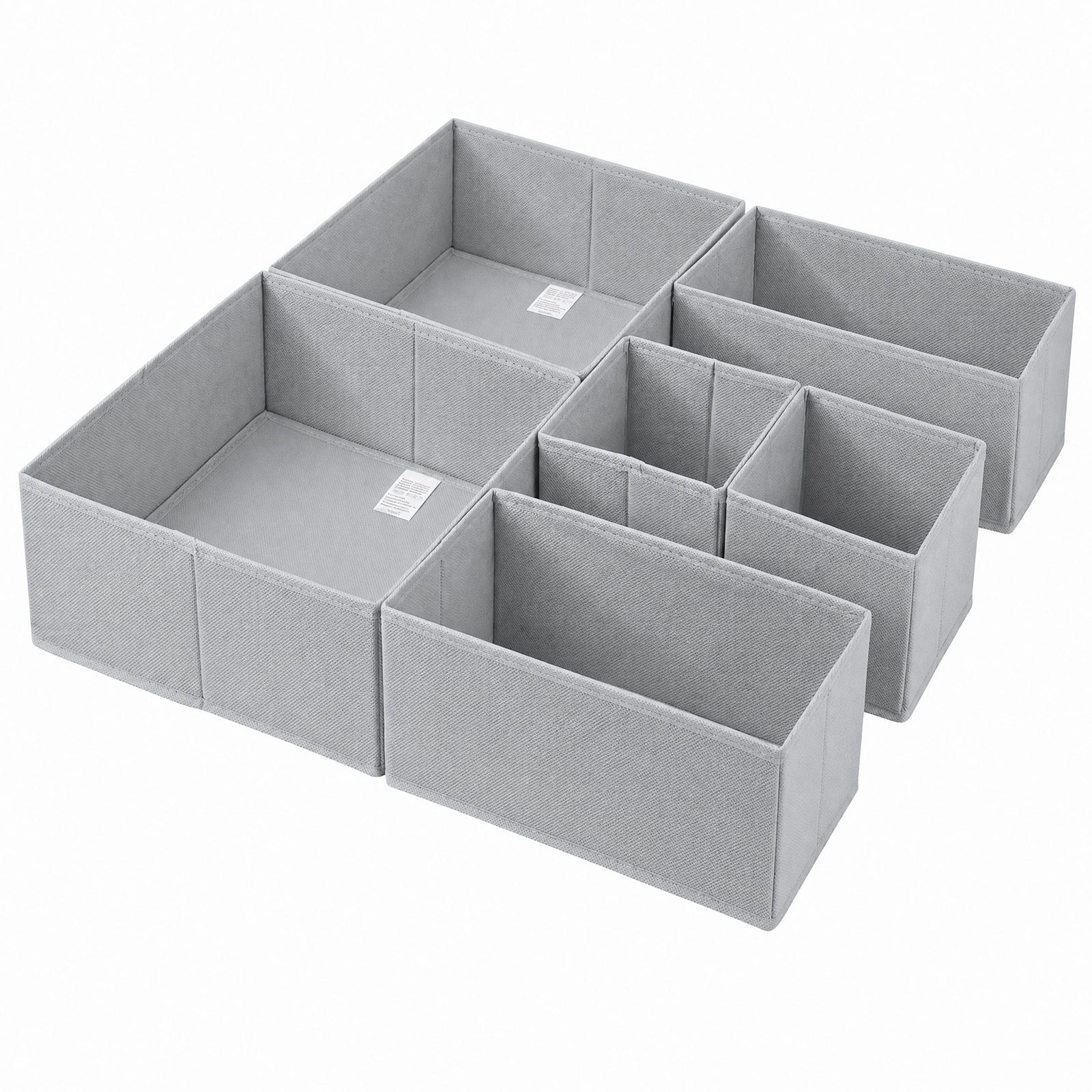 Sekey Aufbewahrungsboxen Set 6er Set aus Vliesstoff – Faltbare Stoffbo – sekeymall