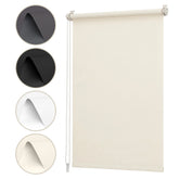 Sekey Klemmfix Verdunkelungsrollo ohne Bohren – Seitenzugrollo blickdicht, Sonnenschutz & UV-Schutz für Fenster (Stoffbreite = Bestellbreite)