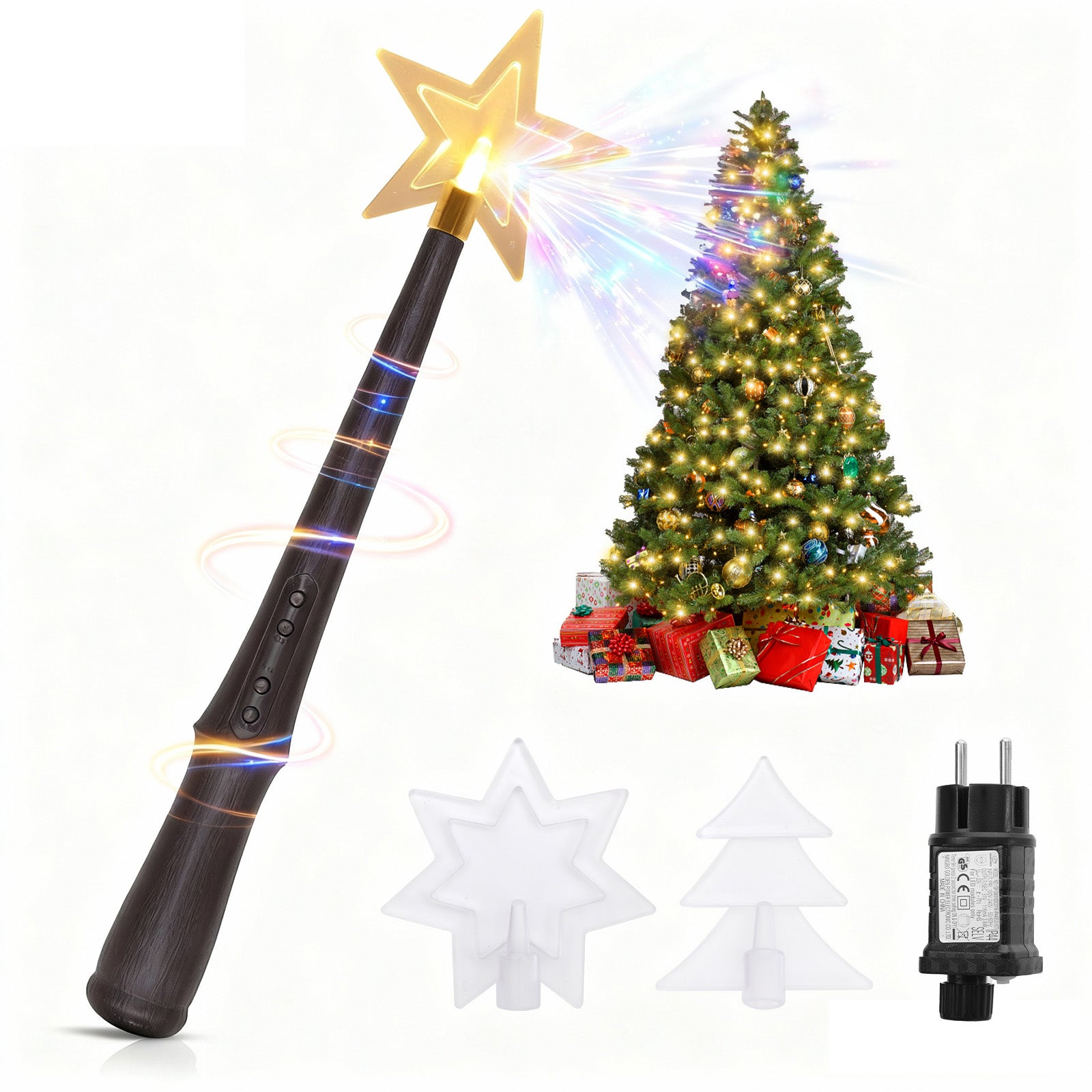 Salcar LED-Lichterkette, 8 Girlanden mit Fernbedienung & Timer, 200 / – sekeymall