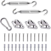 Sekey Sonnensegel Sonnenschutz Befestigungsset Sonnensegel Zubehör für die Montage Sekey