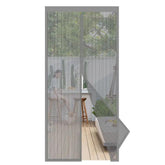 Sekey Kratzfest Magnet Fliegengitter Tür aus Polyester, Grau Sekey