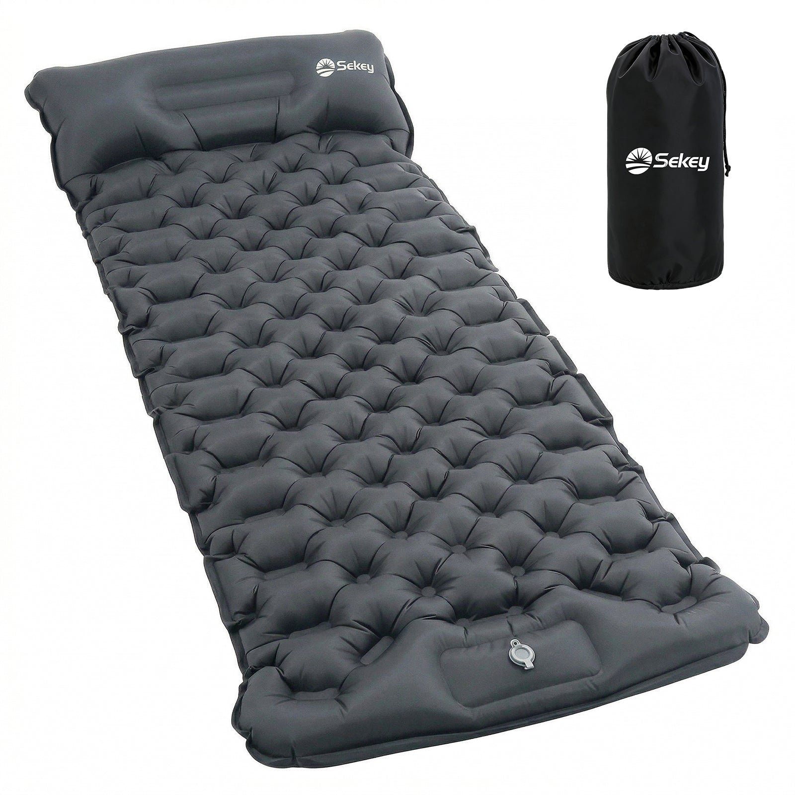 camping isomatte Sekey Selbstaufblasbare Isomatte 200×70×10 cm – Ultraleicht, Komfortab – sekeymall