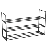 Sekey Schuhregal 3 Ebenen – Stapelbares Metall-Schuhregal, platzsparend für Flur & Kleiderschrank, für 15–18 Paar Schuhe Sekey