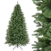 Salcar Künstlicher Weihnachtsbaum Nordmanntanne – PE & PVC, naturgetreuer Christbaum mit Topf oder Metallständer