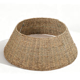 Salcar Weihnachtsbaumdecke aus Seegras – Handgefertigter Weihnachtsbaumrock in Natur, Ø 60 / 68 cm, Stilvolle Abdeckung für den Baumständer