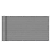 Sekey Balkon Sichtschutz aus 220 g/m² HDPE, Hellgrau Sekey