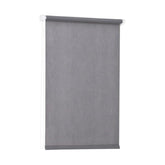 Sekey Verdunklungsrollo ohne Bohren – Klemmfix Seitenzugrollo aus Vliesstoff, 90 % Lichtundurchlässig, Grau