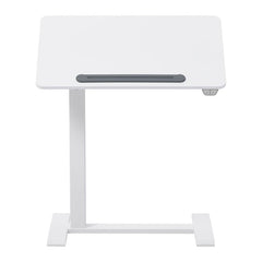 KOWO Electric Height Adjustable Side Table, with Wheels, C-Shape