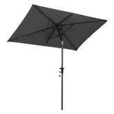 Sekey 200 x 125 cm Balkonschirm Rechteckig mit Balkongeländer, Sonnenschutz UV50+ Sekey