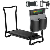 Sekey Höhenverstellbare Kniebank für Gartenarbeit – 2-in-1 Kniehilfe & Gartenhocker, Klappbar, bis 160 kg belastbar, mit Werkzeugtaschen, Schwarz