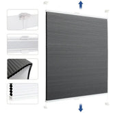 Sekey Wabenplissee ohne Bohren, zweifarbig, wendbar Sekey