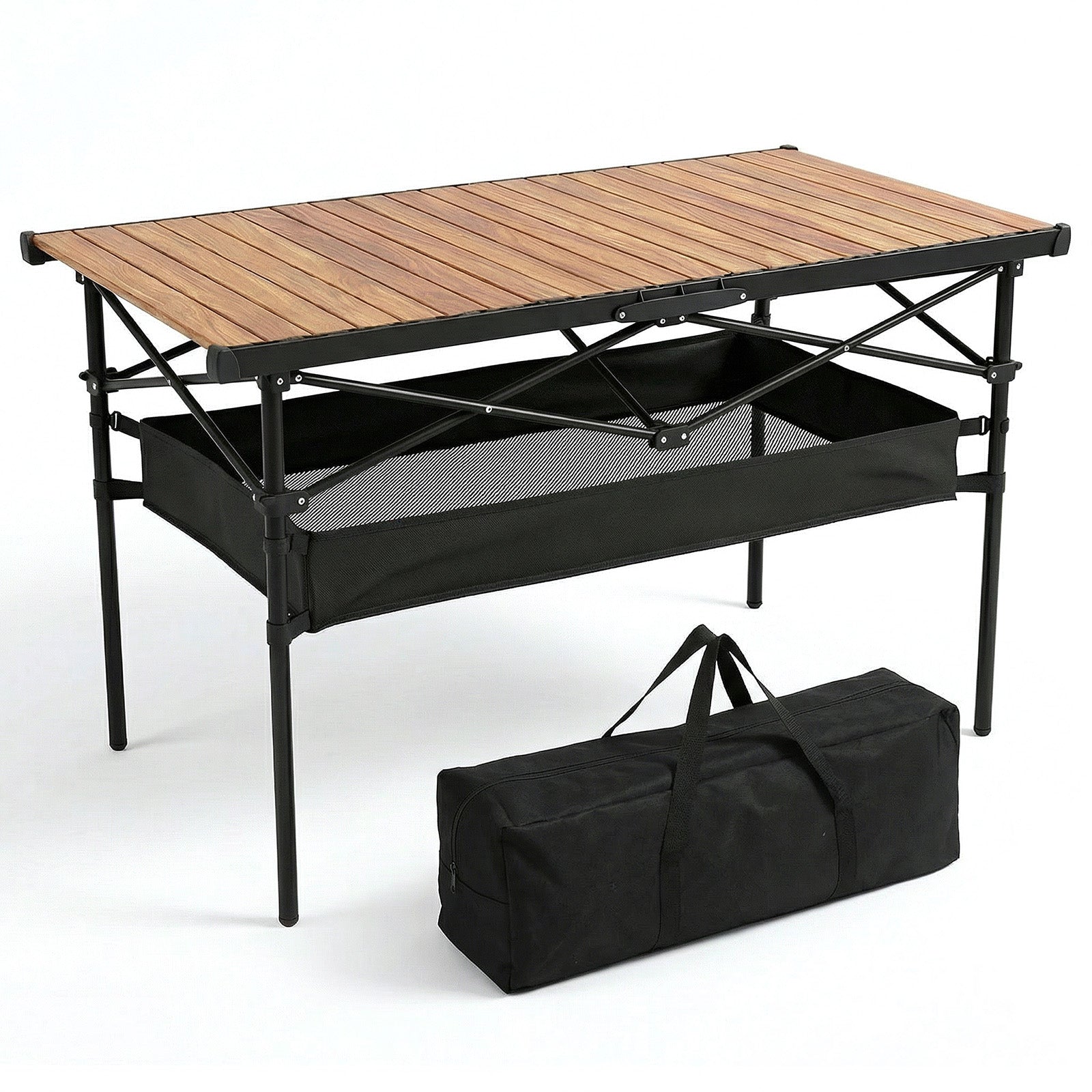 Sekey Klappbarer Campingtisch 120x60 cm – Ultraleichter Aluminium Gart – sekeymall