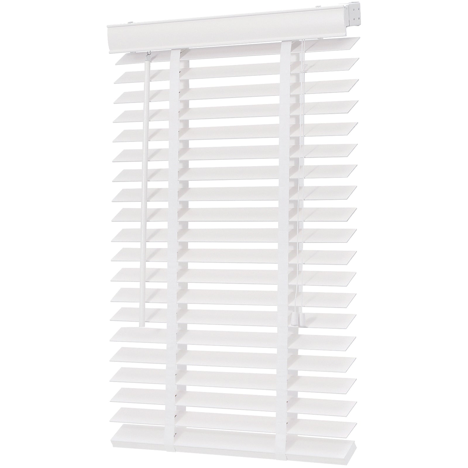 Sekey Weiße Holzjalousie 50 mm - Echtholz - Jalousette mit edler Holzmaserung Sekey