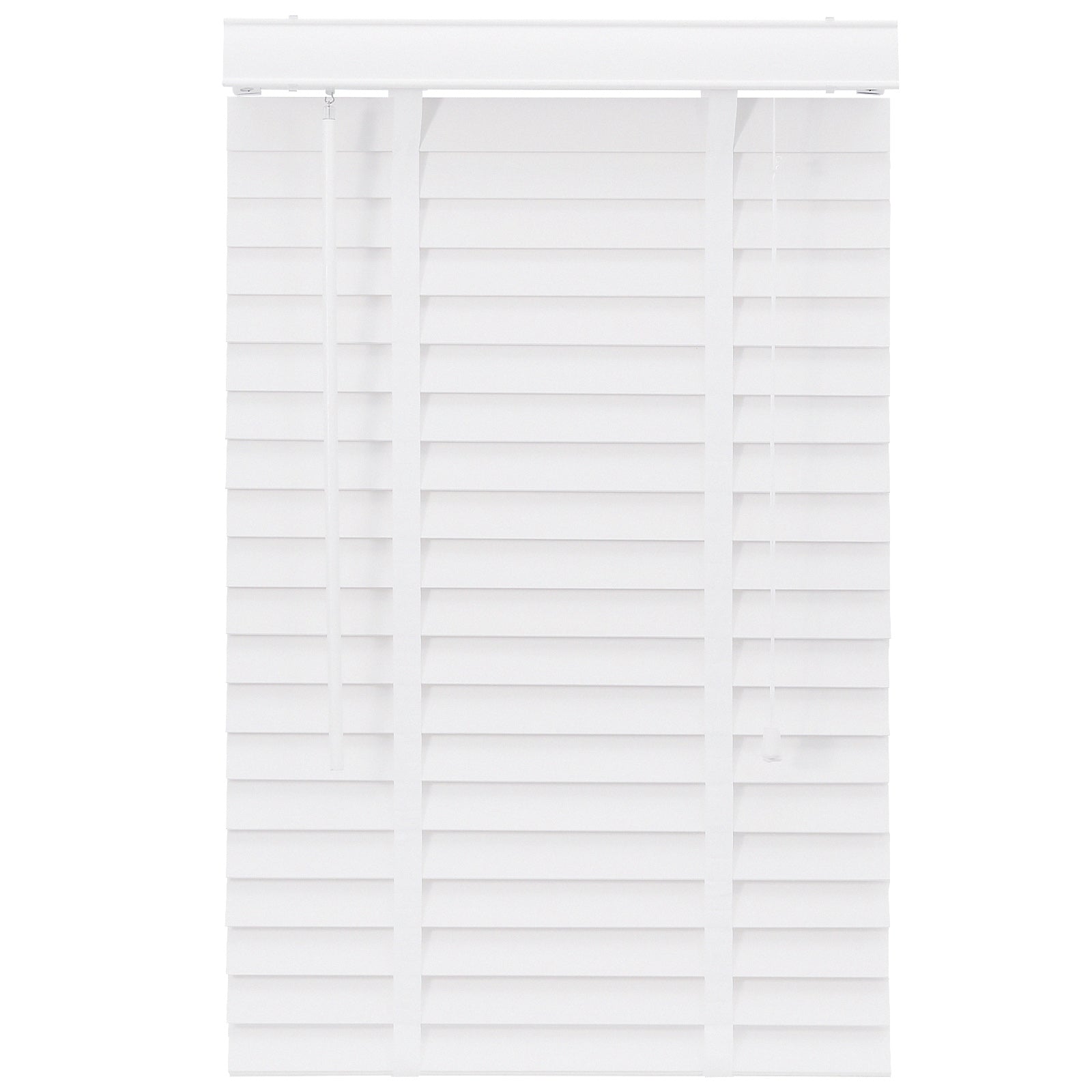 Sekey Weiße Holzjalousie 50 mm - Echtholz - Jalousette mit edler Holzmaserung Sekey