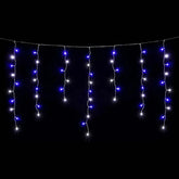 Salcar 2m/5 m / 10 m LED Eisregen Lichterkette, 80/ 200 / 400 LEDs, 31V GS-zertifizierte Stromversorgung Salcar