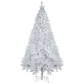 Salcar 180/210cm Künstlicher Weihnachtsbaum Weiß Christbaum mit Ständer, Nordmanntanne, 735/1025 PVC Nadeln Salcar