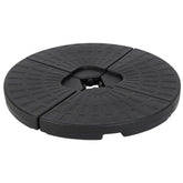 Sekey 4-teilig Schirmgewicht für Ampelschirm, befüllbar bis 76 kg Sekey