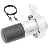FIFINE Dynamisches XLR & USB Studio Mikrofon – Profi Podcast Mikrofon für PC, Mac, PS4/PS5, Streaming, Gaming & Aufnahmen mit Nierencharakteristik und DSP-Funktionen,K688