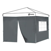 Sekey 3×3m Seitenwand für Pavillon, 2er Set, mit Reißverschlussv und Fenster