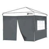 Sekey 3×3m Seitenwand für Pavillon, 2er Set, mit Reißverschlussv und Fenster Sekey