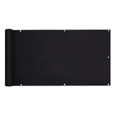 Sekey Balkon Sichtschutz aus 100% Polyester, Schwarz Sekey