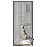 Sekey Magnetisches Fliegengitter für Balkontür – Ohne Bohren, Katzensicher & Reißfest, Insektenschutz mit Klettverschluss & Extra Breitem Klebeband Sekey