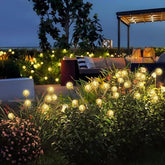 Salcar 2er Set LED Solar Gartenleuchte mit Blasen-Kugeln Salcar