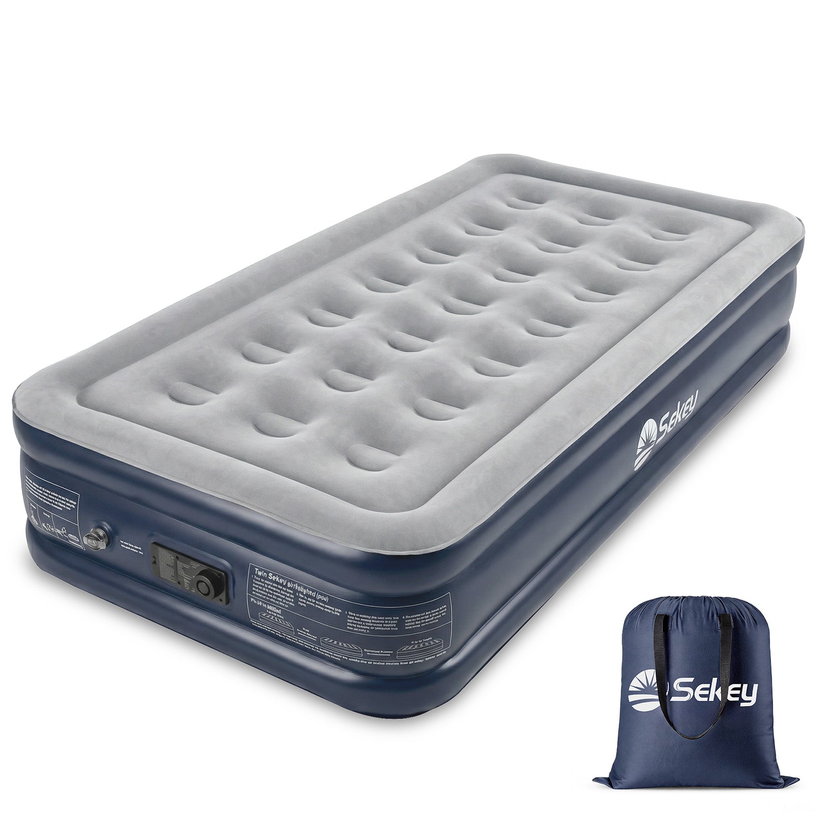 Sekey XXL Luftmatratze selbstaufblasend 1 Person 203×102×40 cm, extra