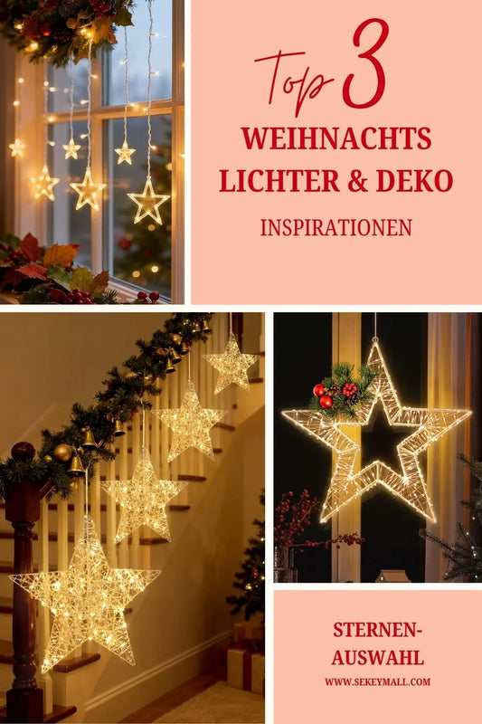 Glanzvolle-Weihnachtsdekoration-Drei-SALCAR-LED-Sterne-im-Vergleich sekeymall