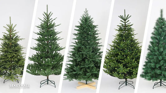 Entdecken-Sie-die-Salcar-5-naturgetreuen-künstlichen-Tannenbäume sekeymall