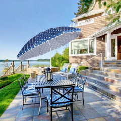 Sekey ∅ 160 cm Strandschirm mit Schutzhülle, Sonnenschutz UV25+ Sekey