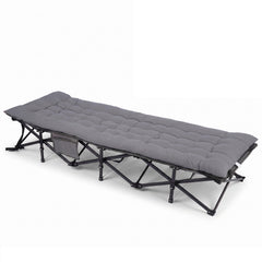 Salcar Klappbares Campingbett mit Matratze – 190 × 71 cm, 14 Standbeine, bis 250 kg, Gästebett & Feldbett