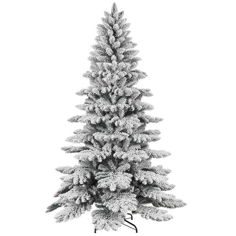 Salcar PVC Artificial Christmas Tree with Snow Fir Tree Alpine Spruce Christmas Tree