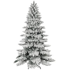 Salcar PVC Artificial Christmas Tree with Snow Fir Tree Alpine Spruce Christmas Tree