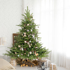 Salcar 120/150 cm Künstlicher Weihnachtsbaum, Fichte, mit 924/1372 PE-Zweige und 116/266 PVC-Zweige