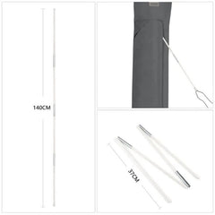 Sekey 220 x 30/50 cm protective cover for 350 cm parasol, made of Oxford fabric