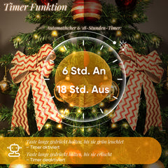 Salcar LED Lichterkette Warmweiß, 100/200/300 LEDs, 16m/32m/48m, 31V, 8 Modi, Timer & Memory, IP44 Wasserdicht, Weihnachtsbeleuchtung Außen Innen