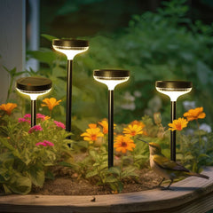 Salcar set of 2 LED solar garden lights, with 1200 mAh battery