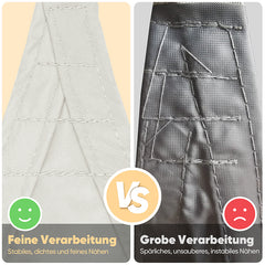 Sekey Sun Shade Sail with Kit PES Sun Protection Sail Waterproof 