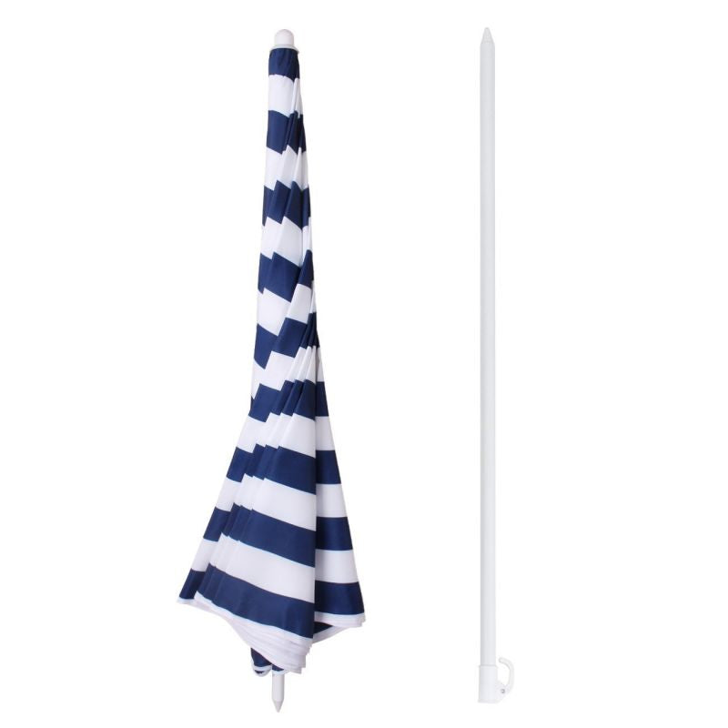 Sekey ∅ 160 cm beach umbrella with protective cover, sun protection UV25+